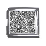 Question Mark Typographic Motif Random Pattern Mega Link Italian Charm (18mm) Front