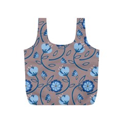 Flower Full Print Recycle Bag (s) by zappwaits