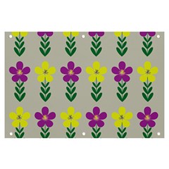 Pattern Flowers Art Creativity Banner And Sign 6  X 4  by Uceng