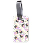 Pattern Pastel Drawing Art Luggage Tag (two sides) Front