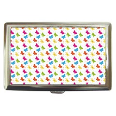Butterfly Pattern Design Wallpaper Background Cigarette Money Case by Ravend