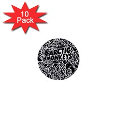 Arctic Monkeys Digital Wallpaper Pattern No People Creativity 1  Mini Buttons (10 Pack)  by Sudhe