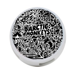 Arctic Monkeys Digital Wallpaper Pattern No People Creativity 4-port Usb Hub (two Sides) by Sudhe