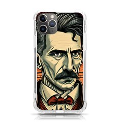 Ai Generated Nikola Tesla Tesla Nikolas Electricity Iphone 11 Pro 5 8 Inch Tpu Uv Print Case by danenraven