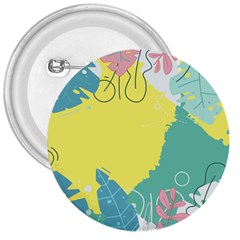 Plants Leaves Border Frame Wallpaper Background 3  Buttons by Ravend