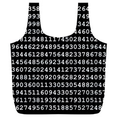 Pi Circle Diameter Circumference Ratio Radius Full Print Recycle Bag (xxxl) by Ravend