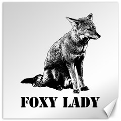 Foxy Lady Concept Illustration Canvas 12  X 12  by dflcprintsclothing