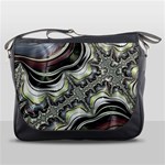 Fractal Background Pattern Texture Abstract Design Art Messenger Bag Front