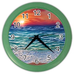 Nature s Beauty Color Wall Clock by GardenOfOphir