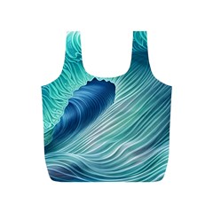 Summer Ocean Waves Full Print Recycle Bag (s) by GardenOfOphir