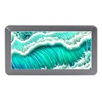 Ocean Waves Design In Pastel Colors Memory Card Reader (Mini) Front