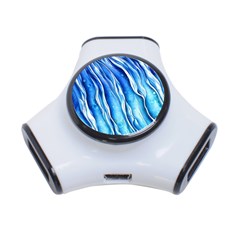 Nature Ocean Waves 3-port Usb Hub by GardenOfOphir