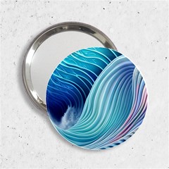 Ocean Waves Pastel 2 25  Handbag Mirrors by GardenOfOphir