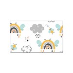 Art Pattern Design Wallpaper Background Print Sticker Rectangular (100 pack) Front
