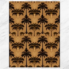 Ai Generated Camels Palm Trees Pattern Canvas 18  X 24  by Ravend