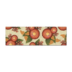 Flowers Leaves Pattern Flora Botany Drawing Art Sticker (bumper) by Ravend