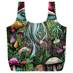 Craft Mushroom Full Print Recycle Bag (xxl) by GardenOfOphir