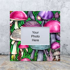 Fantasy Foraging Garden White Box Photo Frame 4  X 6  by GardenOfOphir