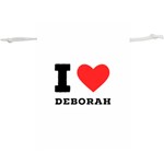 I love deborah Lightweight Drawstring Pouch (XL) Front