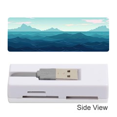 Ai Generated Ocean Waves Sea Water Nautical Memory Card Reader (stick) by Pakemis