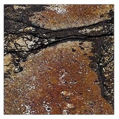 Rustic Charm Abstract Print Square Satin Scarf (36  X 36 ) by dflcprintsclothing