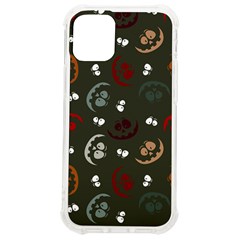 Art Halloween Pattern Creepy Design Digital Papers Iphone 12 Mini Tpu Uv Print Case	 by Wegoenart