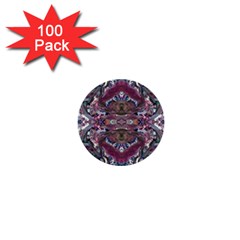 Blend Iv 1  Mini Buttons (100 Pack)  by kaleidomarblingart