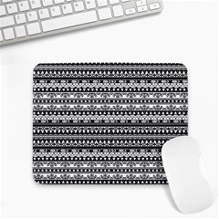 Tribal Zentangle Line Pattern Small Mousepad by Semog4