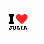 I love Julia  Large Garden Flag (Two Sides) Back