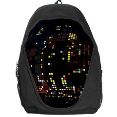 Abstract Visualization Graphic Background Textures Backpack Bag by Jancukart