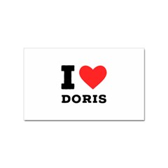 I Love Doris Sticker Rectangular (100 Pack) by ilovewhateva