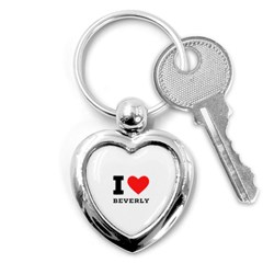 I Love Beverly Key Chain (heart) by ilovewhateva
