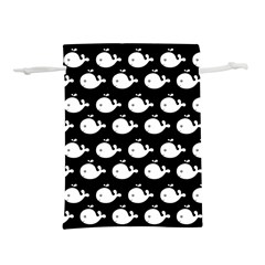 Cute Whale Illustration Pattern Lightweight Drawstring Pouch (m) by GardenOfOphir