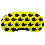Cute Whale Illustration Pattern Sleeping Mask Front