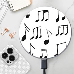 Music Is The Answer Phrase Concept Graphic Wireless Fast Charger(white) by dflcprintsclothing