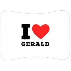I Love Gerald Velour Seat Head Rest Cushion by ilovewhateva