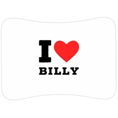 I Love Billy Velour Seat Head Rest Cushion by ilovewhateva