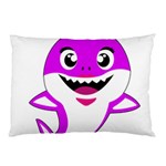 Purple Shark Fish Pillow Case (Two Sides) Back