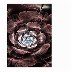 Flower Fractal Art Cool Petal Abstract Large Garden Flag (two Sides) by Semog4