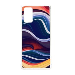 Wave Of Abstract Colors Samsung Galaxy Note 20 Tpu Uv Case by Semog4