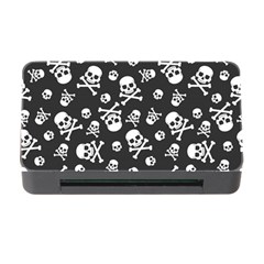 Skull-crossbones-seamless-pattern-holiday-halloween-wallpaper-wrapping-packing-backdrop Memory Card Reader With Cf by Ravend