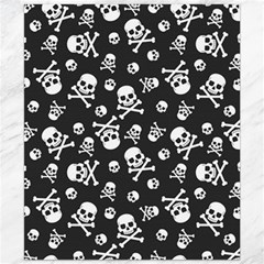 Skull-crossbones-seamless-pattern-holiday-halloween-wallpaper-wrapping-packing-backdrop Canvas 20  X 24  by Ravend