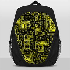 Background Graphic Beautiful Wallpaper Yellow Backpack Bag by Jancukart
