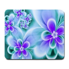 Abstract Flowers Flower Abstract Large Mousepad by Jancukart