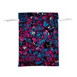 Grafitti Graffiti Abstract Artwork Digital Lightweight Drawstring Pouch (S) Front