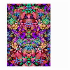 Flower Patterns Abstract Pattern Digital Art Small Garden Flag (two Sides) by Semog4