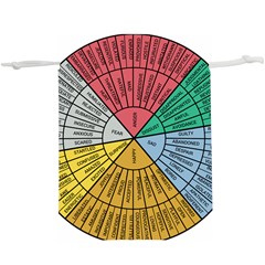 Wheel Of Emotions Feeling Emotion Thought Language Critical Thinking Lightweight Drawstring Pouch (xl) by Semog4