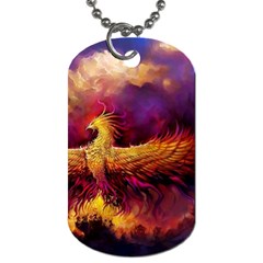 Phoenix Bird Dog Tag (one Side) by Semog4