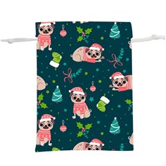 Pattern Christmas Funny Lightweight Drawstring Pouch (xl) by Semog4