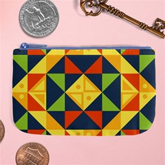 Background Geometric Color Large Coin Purse by Semog4